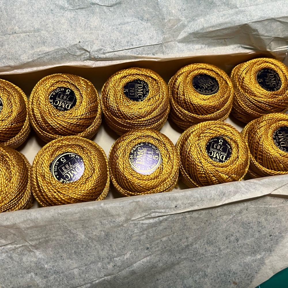 DMC Gold Embroidery Thread Set